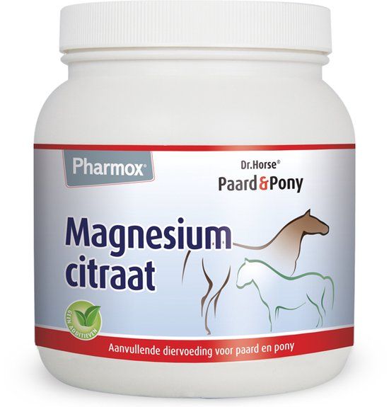 Pharmox Paard & Pony Magnesiumcitraat 500 gram