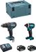 MAKITA Set DLX2131RFJ (DHP482 + DTD152 + 2 x 3,0 Ah accu's + DC18RC oplader + MAKPAC 3 opbergkoffer)