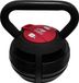 AJ-Sports Kettlebell réglable 18kg - Noir/Rouge