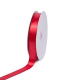 Creative Ideas Effen satijnen lint, 7/8"/100 yd, Rood