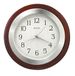 Bulova C4228 Reedham wandklok met walnootafwerking