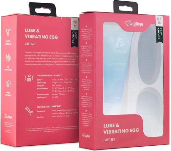 Easy Choice Vibratie-Ei - Zwart - Oplaadbaar - USB