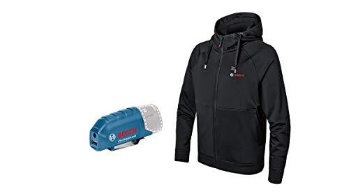 Bosch verwarmbaar sweatjack GHH 12+18V XA (incl. USB-laadadapter GAA 12V-21, zonder accu, in doos)