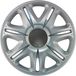 4-Delige J-Tec 4-Delige Wieldoppenset Nascar 14-inch zilver