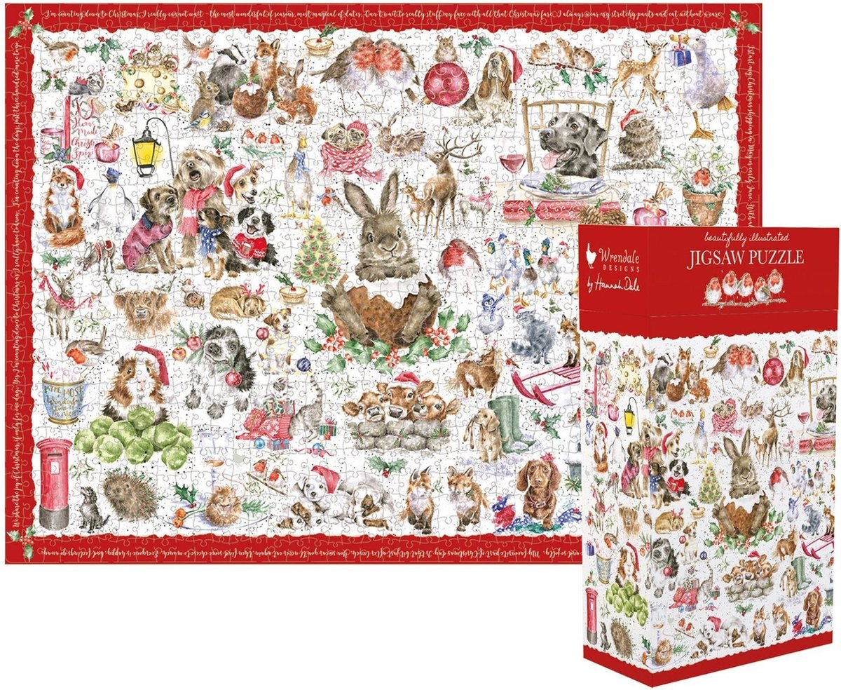 Wrendale Designs Designs - Puzzel - Country Christmas