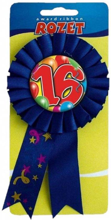 Folat Rozet ballon 16 jaar/stk