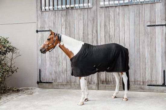 Kentucky Horsewear Zweetdeken - Zwart - 130 - Fleece - Paard