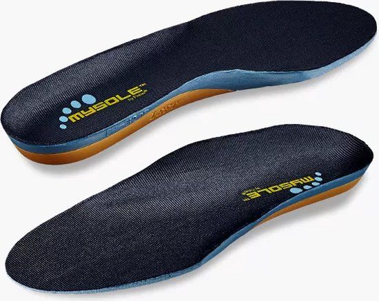Mysole Sport Running Inlegzolen - Maat 49 - Zwart/Veelkleurig