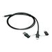 ROLINE 11.02.8349 USB 2.0 Kabel USB C naar USB A/USB C Zwart 1 m
