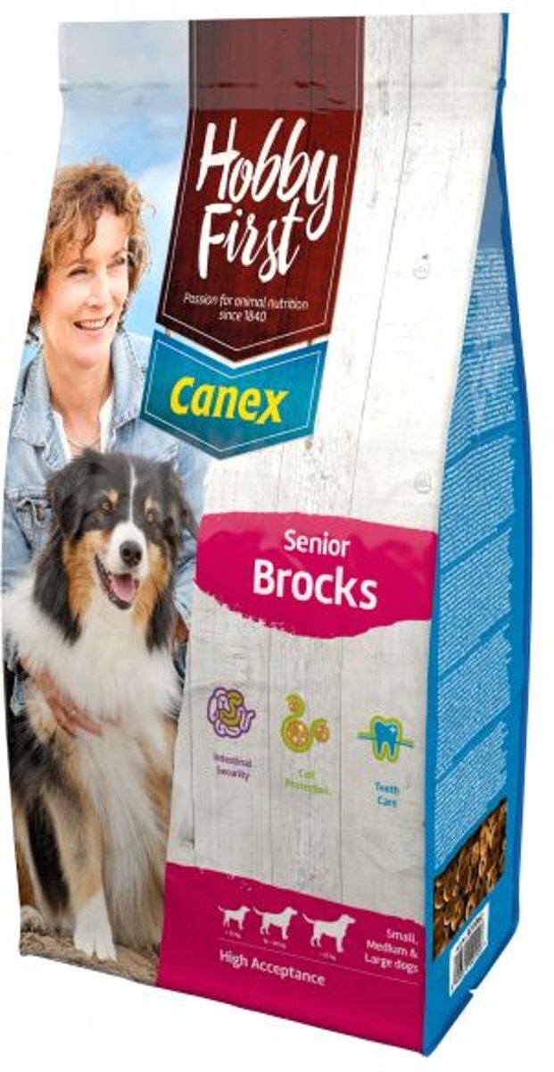 Hobbyfirst canex senior brocks hondenvoer 12 kg