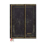 Arabica Paperblanks Old Leather Collection Arabica Ultra Verso 12-month Dayplanner 2024 Hardcover