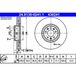 ATE Lot De 2 Disques De Frein 24.0130-0241.1 Citroën 98 046 057 80