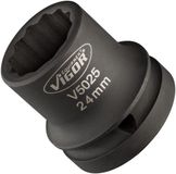 Vigor V5025 Dopslagdoppen 24mm 3/4" 12-kant