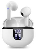 Quality Park Bluetooth 5.2 draadloze in-ear hoofdtelefoon, hifi-stereogeluid, IPX7 waterdicht, touch-bediening, ruisonderdrukking, 40 uur batterijduur