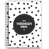 Fyllbooks - Mijn Vriendenboekje Meisje - Invulboekje - Herinneringsboekje - Zwart Wit - Ruimte voor 30 Vriendjes en Vriendinnetjes