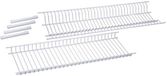 Sauvic Montagekast Voor Afdruiprek 65 Cm Zilver