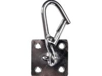 HKM Stropdasring-14474, stropdas unisex volwassenen, zilver, eenheidsmaat