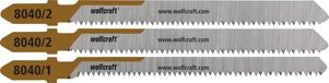 wolfcraft - Laminaat Decoupeerzaagbladen - 3 stuks