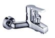 DP Bath Cedro - Eengreeps badmengkraan, zilver