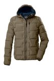 G.I.G.A. DX heren Gewatteerd jack/functionele jas in donslook met capuchon GW 72 MN QLTD JCKT, dunkelschlamm, L