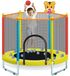 Trampoline enfants - 150 cm - Avec filet de sécurité - Intérieur et extérieur