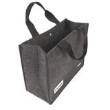 SIGEL 90013 Strombag Stromberg Edition M, laptoptas tot 15,4 inch, synthetisch vilt, donkergrijs, 36 x 28 x 15 cm