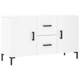 vidaXL Dressoir - 100x36x60 cm - Bewerkt hout - Wit