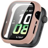 Wigento Honor Watch 5 Beschermhoes van kunststof PC met gehard H9-glas, roze