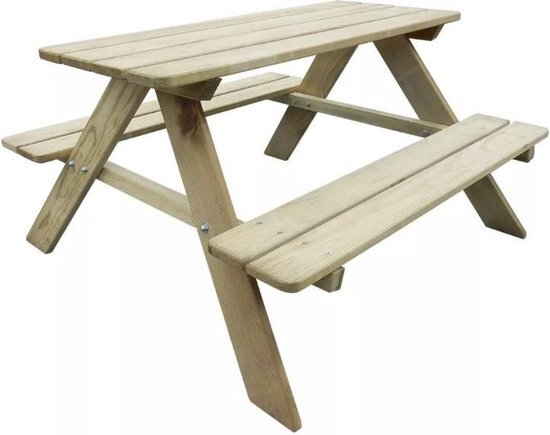 Maxx-garden kinder picknicktafel - 90x79x50cm