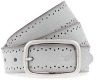 MUSTANG Leren riem Woman's Belt 3.5 W105 Light Grey grijs