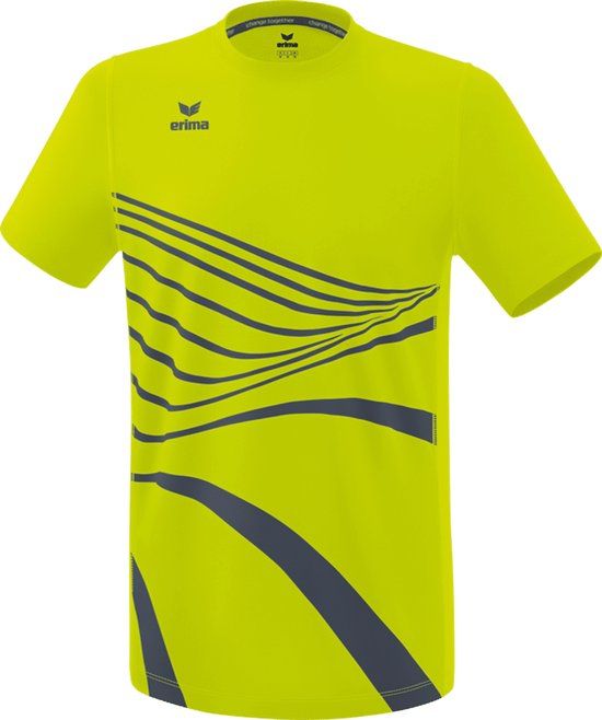 Erima Racing Hardloopshirt Heren - Fluogeel - Maat S