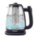 BEPER P101BOL200 1,8L Glazen waterkoker, elektrische theepot met filter, 360° draaibare voet, automatische uitschakeling en oververhittingsbeveiliging - 2200W