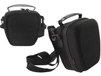 Navitech Zwarte Robuuste Harde EVA Beschermende Draagtas compatibel met de Nikon D5600 DSLR Camera