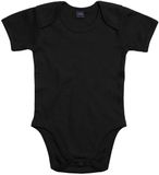 Babybugz Baby romper zwart katoen unisex 12 mnd