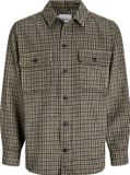 JACK&JONES JJEBRADLEY OLLIE OVERSHIRT LS JNR Jongens Overhemd Lange Mouw Klassieke kraag Pied-de-poule Loose Fit Casual Herfst/Winter 2025 176