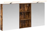 vidaXL Badkamerkastenset 3 st 140 x 14,5 x 70 cm Bewerkt hout
