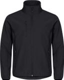 Clique Softshell jas Classic - Zwart - Maat XL