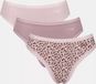 Sloggi Women GO Crush High leg (3-pack) - dames slip - lichtroze - mauve - print