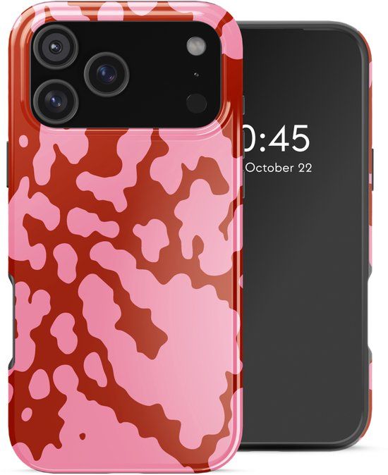 Selencia Hoesje - Geschikt voor Apple iPhone 17 Pro Max - Backcover geschikt voor MagSafe - Moo’d Blush Pink