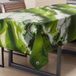 PETTI Artigiani Italiani - Vlekafstotend tafelkleed, rechthoekig, voor keuken, elegant, marmereffect, groen, 6 plaatsen (140 x 180 cm), 100% Made in Italy