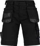 DASSY Holsterzakkenshort ZWART/Antracietgrijs - Korte Werkbroek - Polyester - Maat 60