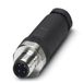 Phoenix Contact 1553174 M12 Kabelconnector Zwart, Metallic