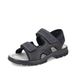 Rieker Klassieke herensandalen 25053, Zwart 00