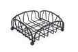 Galileo Casa 5900123 servethouder, metaal, zwart, 19,5 x 19,5 cm