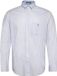 Gant Gestreept shirt met lange mouwen Poplin O.Shield Capri-blauw S