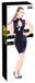 Black Level Vinyl jurk veters L Zwart