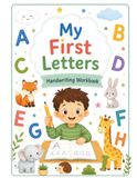 My first letters - Animals: Fine motor skills and pre-writing, 3-5 years old