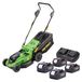 Procraft PLM21bb tondeuse 40 V (2x 20 V) 380 mm sans balai + 4x batterie 4,0 Ah + chargeur