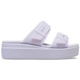Crocs Brooklyn Bucklefrostedlowwedge Sandale Femme