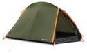 Merkloos Tunneltent Enkele Boog - Lichtgewicht 1-2 persoons - 1,7 kg - Olijfgroen - 3000 mm waterdicht